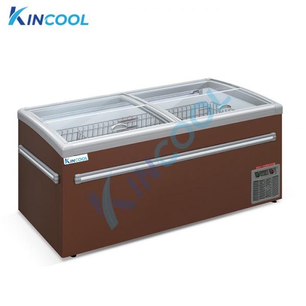 tủ dông nằm xả đá tự động