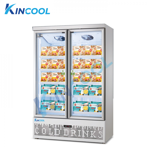 tủ đông 2 cánh kính