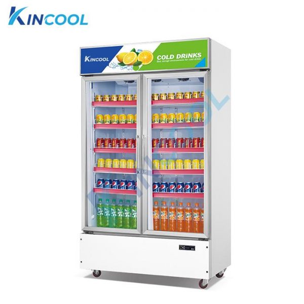 tủ mát hai cánh kính máy nén dưới