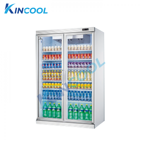 tủ mát siêu thị 2 cánh kính máy nén rời