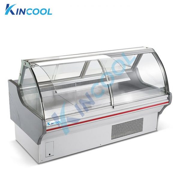 tủ thị cá tươi mặt kính lật tủ trưng bày thịt cá tươi sống